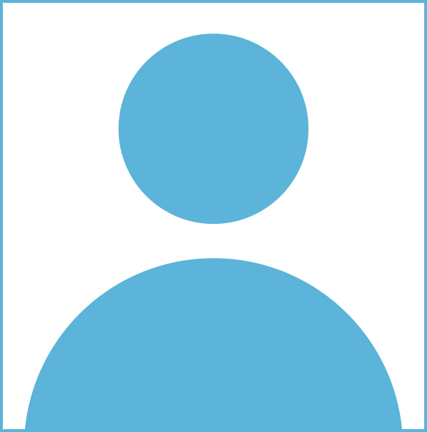 person icon consisting of a circle head divided from a half circle body --- two shapes form a bust.