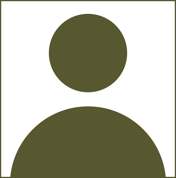 person icon consisting of a circle head divided from a half circle body --- two shapes form a bust.