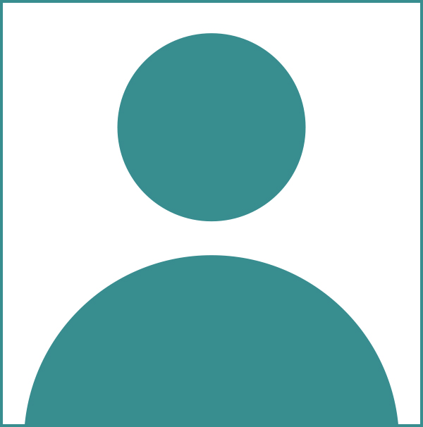 person icon consisting of a circle head divided from a half circle body --- two shapes form a bust.