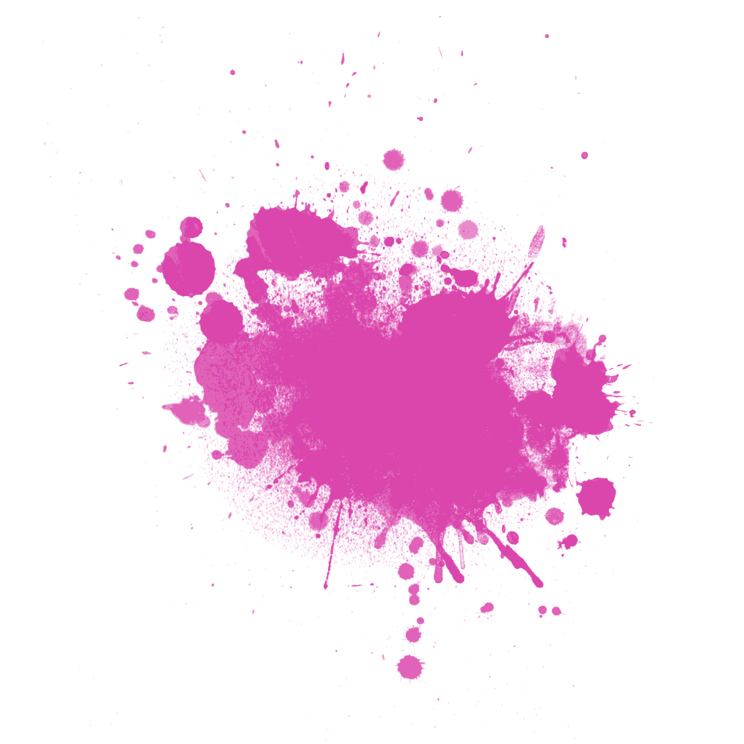 Magenta Ink Splatter<br />