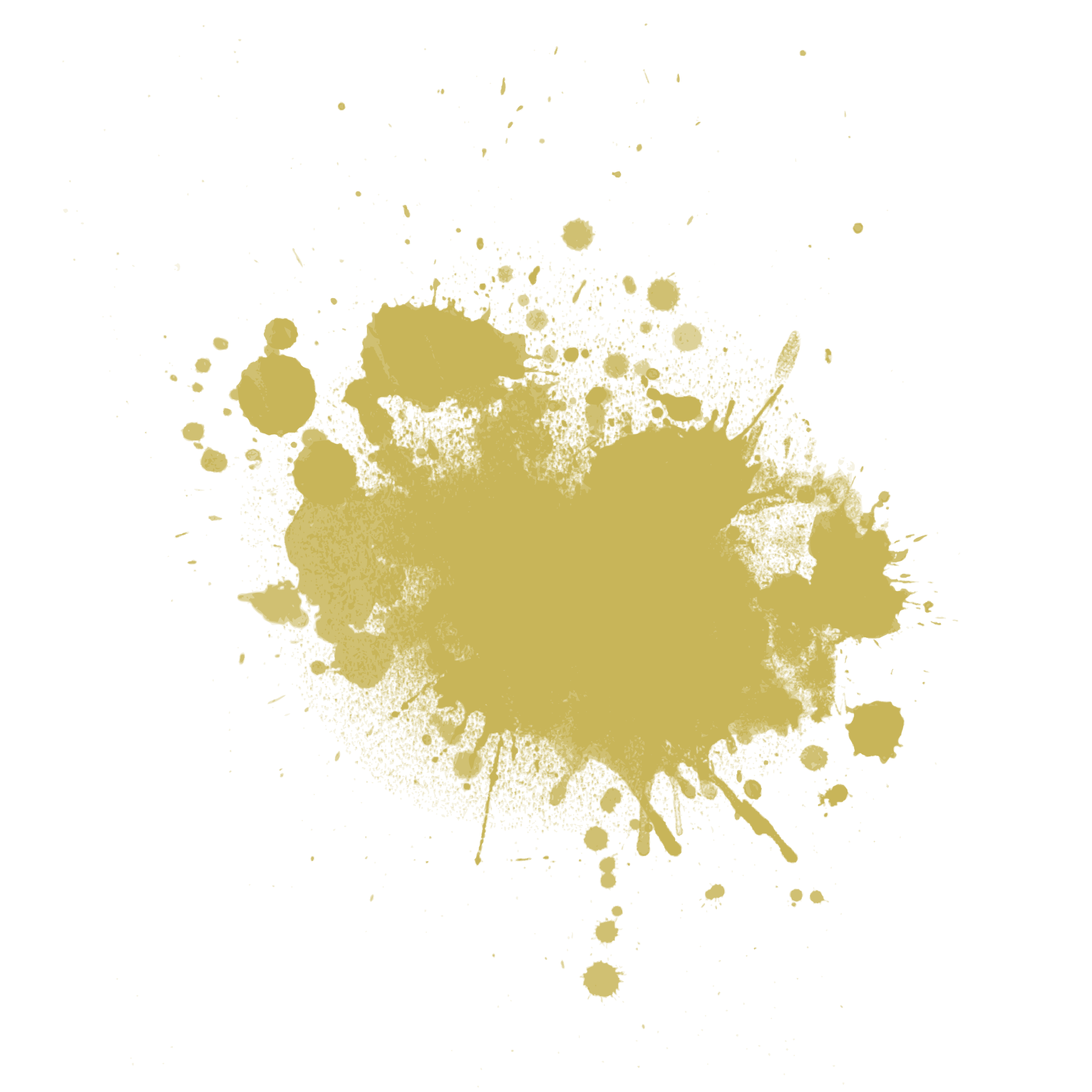 Yellow Ink Splatter