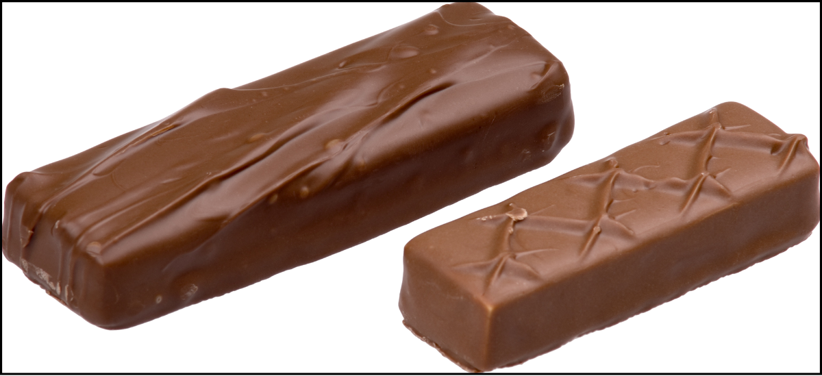 Two chocolate bars
