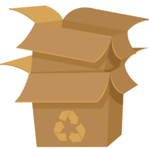 stack of cardboard boxes