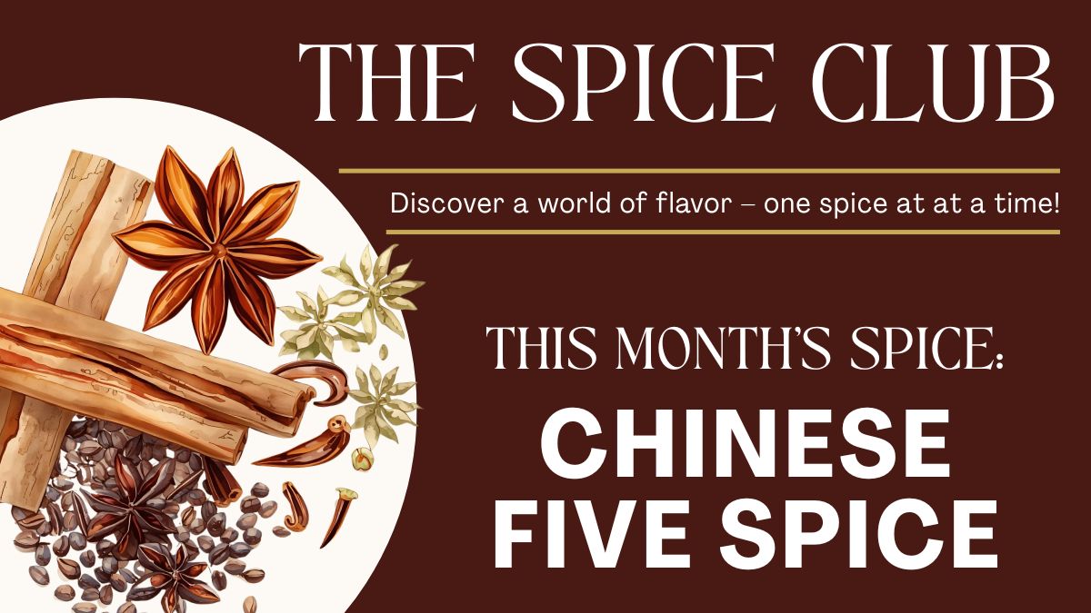 Graphic for LocalHop calendar promoting The Spice Club: Chinese Five Spice