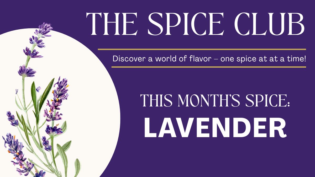 Graphic for LocalHop calendar promoting The Spice Club: Lavender